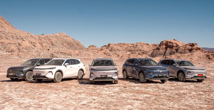 Desafío 3L de Geely Probando el nuevo EX5 EM-i en el desierto de Atacama y su rendimiento