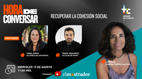 ¿Cómo construir cohesión social? Hora de conversar con la alcaldesa de San Miguel y alcalde de Maipú
