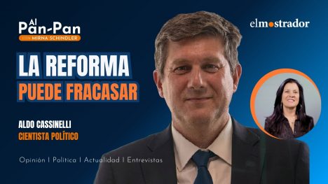 Cassinelli advierte falta de relato común en el oficialismo antes de abrir reformas constitucionales