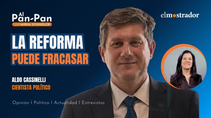 Cassinelli advierte falta de relato común en el oficialismo antes de abrir reformas constitucionales