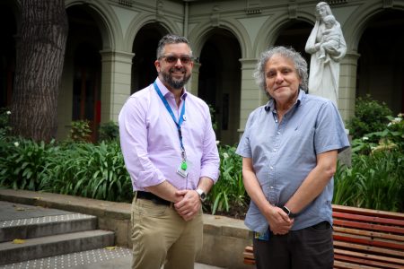 Eduardo Kattan y Glenn Hernández