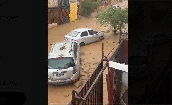Aluvión enciende alarmas en Tocopilla: evacúan a 2 mil personas por activación de quebradas