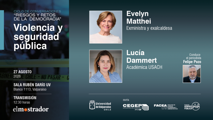 Evelyn Matthei y Lucía Dammert conversan sobre violencia y seguridad pública