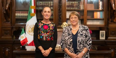 Bachelet concreta diálogo con Sheinbaum tras quedar penúltima en sondeo del Consejo de Seguridad