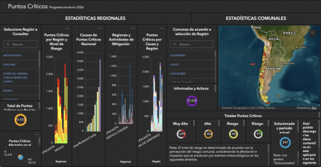 Un mapa para saber dónde golpea el invierno