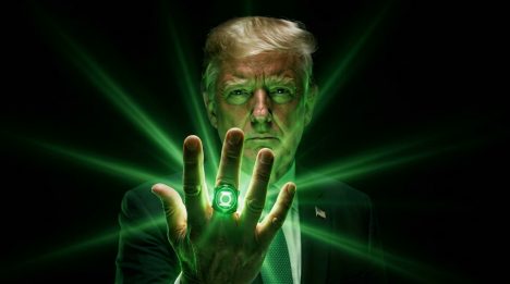 "¡Ningún mal escapará de mi vista!": Casa Blanca publicó video de Donald Trump como Linterna Verde