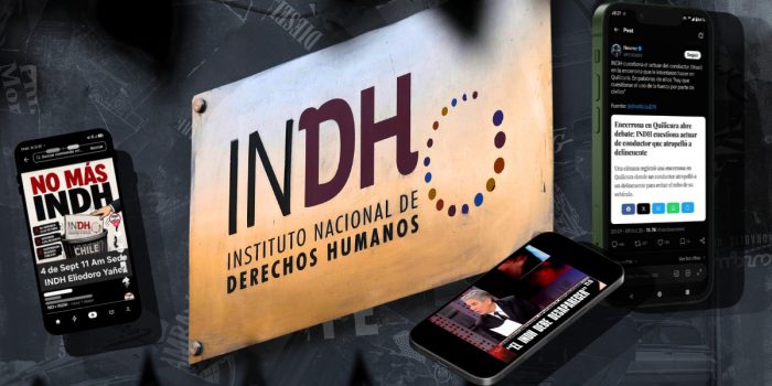 Guerrilla de fake news contra el INDH: cómo opera la industria del desprestigio institucional
