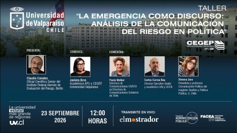 "La emergencia como discurso": análisis de la comunicación del riesgo en política