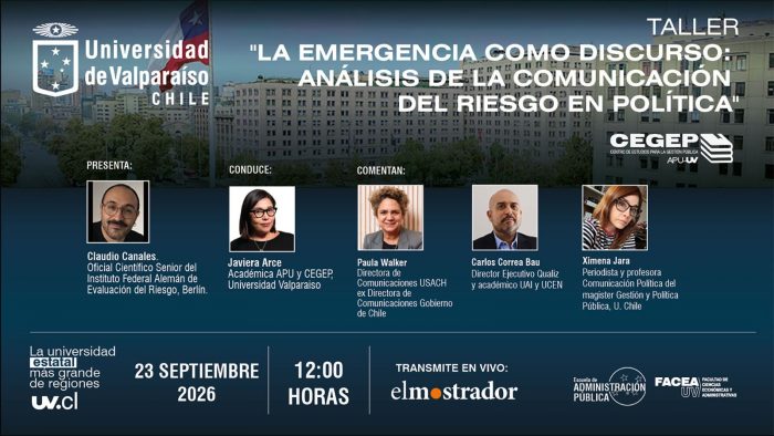 "La emergencia como discurso": análisis de la comunicación del riesgo en política