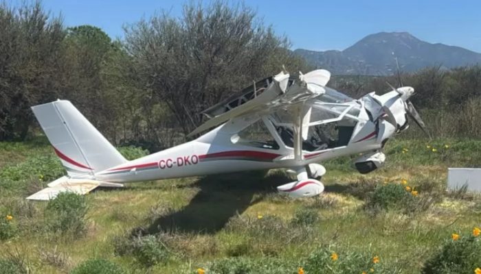 Avioneta cae cerca de la Ruta 68 en Curacaví: ocupante resultó ileso