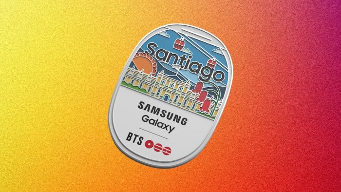 Lanzan pin exclusivo de BTS en Santiago en la espera al concierto: revisa cómo conseguirlo