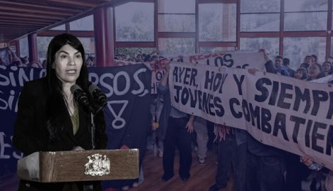Causa suspendida: estudiantes acusados de agredir a ministra Lincolao acceden a salida alternativa