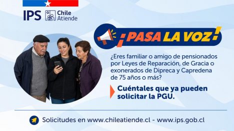PGU desde septiembre: personas de 75 años o más ya pueden solicitarla