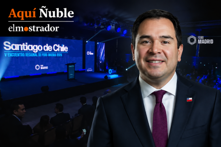 Delegado de Ñuble se ausenta del aniversario de la región para asistir al foro de ultraderecha