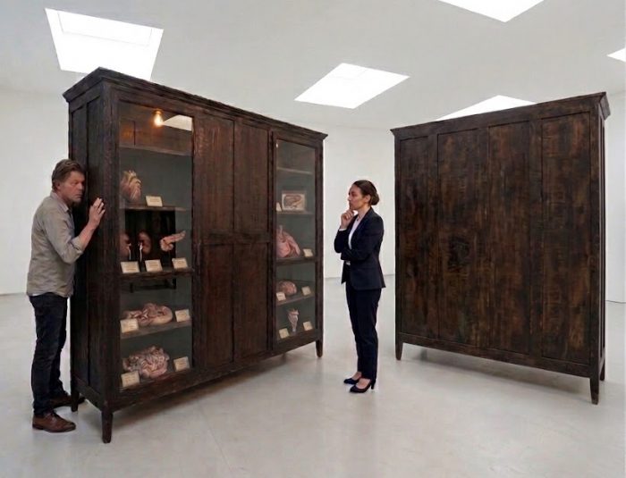 Instalación del artista visual restituye la dimensión humana al acervo del Museo de Anatomía