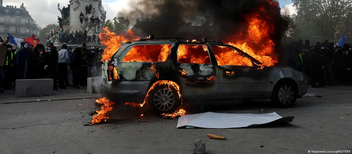 Las protestas en París dejan un récord de 855 detenidos