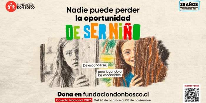 Fundación Don Bosco lanza su Colecta Nacional “Nadie puede perder la oportunidad de ser niño”
