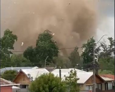 Reportan tornado entre Rengo y Requínoa: reportan cortes de luz en la zona y un colegio afectado