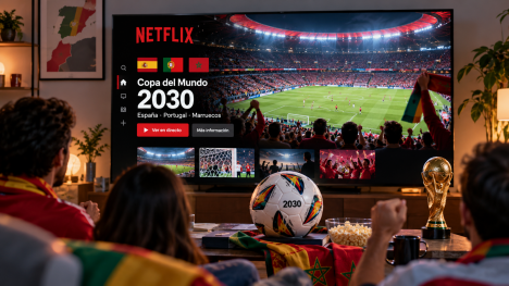Netflix transmitirá en España y Andorra los 104 partidos del Mundial 2030