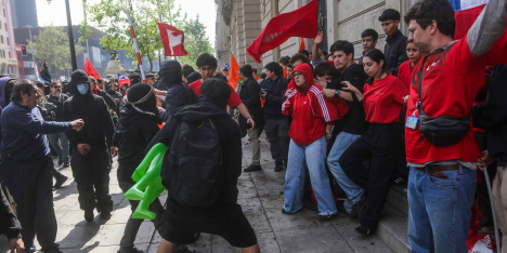 La Confech y la superioridad a patadas