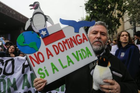Grupos ecologistas marchan en contra de agenda ambiental del Gobierno y reactivan alerta por Dominga