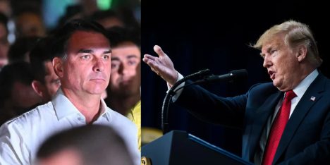 Trump anuncia que recibirá a Flávio Bolsonaro y su familia en Estados Unidos tras salida de Brasil
