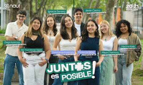 NAU gobernará a los estudiantes de la Universidad Católica por segundo año consecutivo
