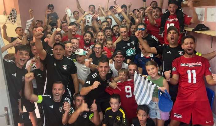 Un pueblo de mil habitantes celebra su hazaña: club de décima división sigue vivo en Copa de Francia