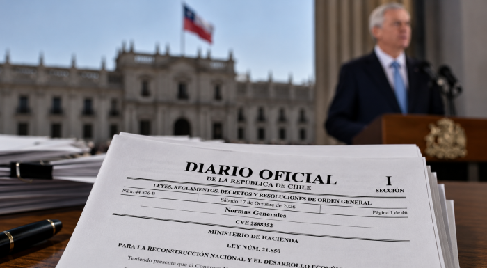 Ley Miscelánea de Kast ya es oficial: paquete económico comenzará a regir el 1 de noviembre