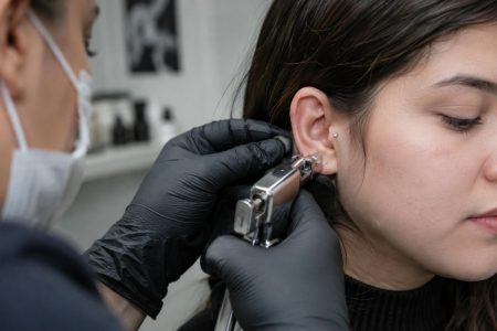 Piercings en puestos callejeros: los riesgos que debes conocer antes de perforarte